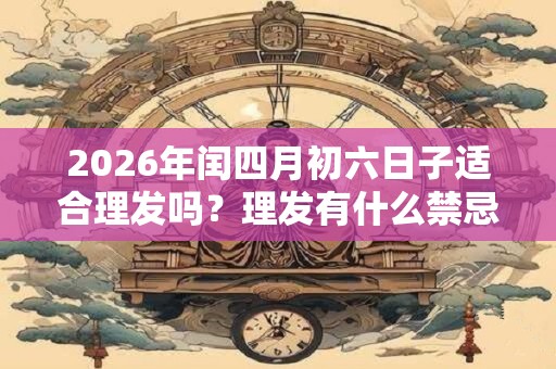 2026年闰四月初六日子适合理发吗？理发有什么禁忌？