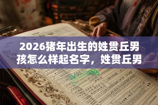 2026猪年出生的姓贯丘男孩怎么样起名字，姓贯丘男孩好名推荐