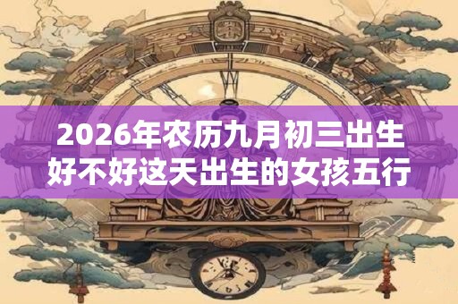 2026年农历九月初三出生好不好这天出生的女孩五行命理分析 2026年农历九月初三出生好不好这天出生的女孩五行命理分析