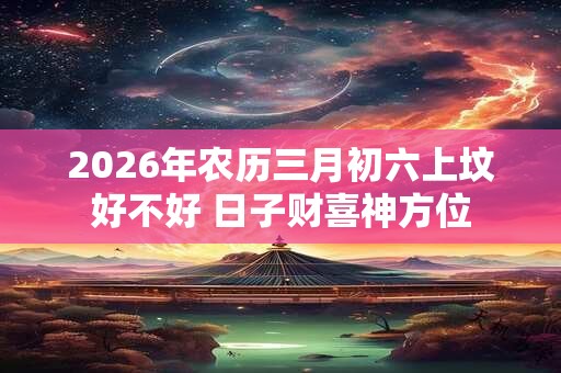 2026年农历三月初六上坟好不好 日子财喜神方位