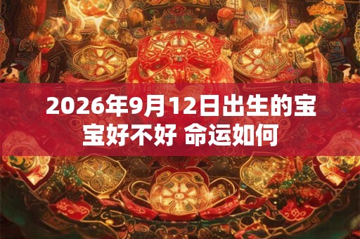 2026年9月12日出生的宝宝好不好 命运如何