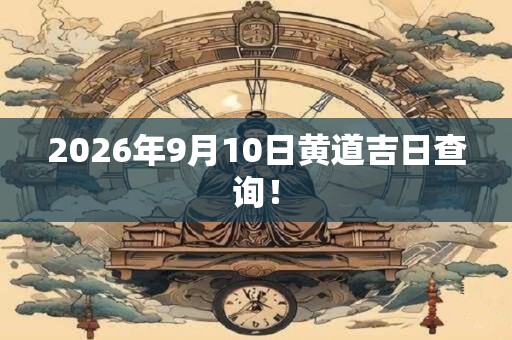 2026年9月10日黄道吉日查询！