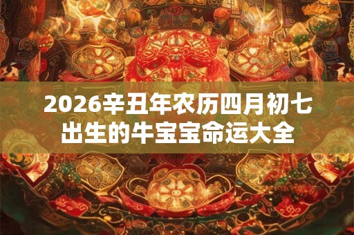 2026辛丑年农历四月初七出生的牛宝宝命运大全