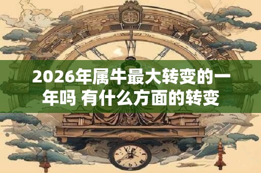 2026年属牛最大转变的一年吗 有什么方面的转变 2026年属牛最大转变的一年吗 有什么方面的转变