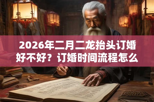 2026年二月二龙抬头订婚好不好?订婚时间流程怎么确定? 2026年二月二龙抬头订婚好不好?订婚时间流程怎么确定?