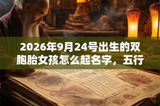 2026年9月24号出生的双胞胎女孩怎么起名字,五行属什么? 2026年9月24号出生的双胞胎女孩怎么起名字,五行属什么?