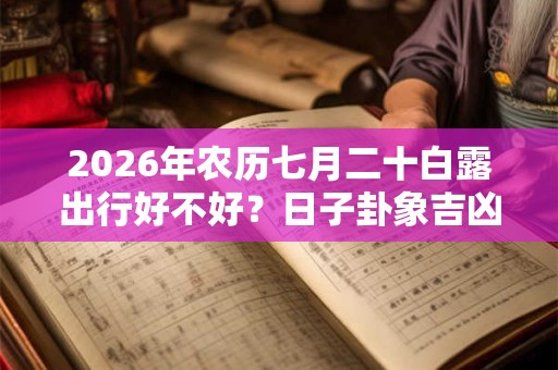 2026年农历七月二十白露出行好不好？日子卦象吉凶？