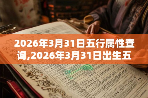 2026年3月31日五行属性查询,2026年3月31日出生五行属什么
