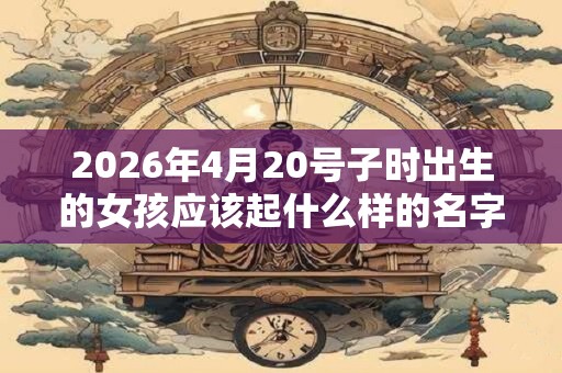 2026年4月20号子时出生的女孩应该起什么样的名字