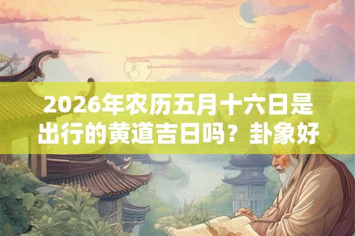 2026年农历五月十六日是出行的黄道吉日吗？卦象好不好？