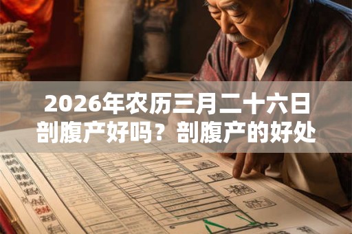 2026年农历三月二十六日剖腹产好吗?剖腹产的好处是什么? 2026年农历三月二十六日剖腹产好吗?剖腹产的好处是什么?
