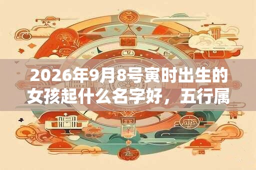 2026年9月8号寅时出生的女孩起什么名字好,五行属什么 2026年9月8号寅时出生的女孩起什么名字好,五行属什么
