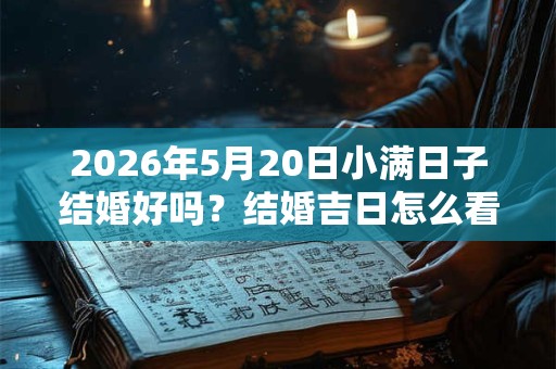 2026年5月20日小满日子结婚好吗？结婚吉日怎么看？
