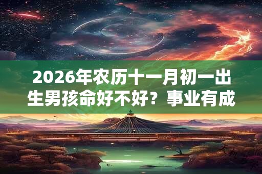 2026年农历十一月初一出生男孩命好不好？事业有成吗？