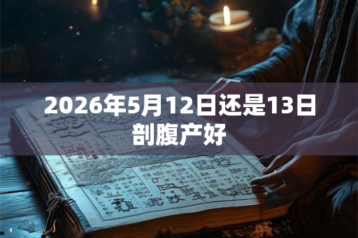 2026年5月12日还是13日剖腹产好