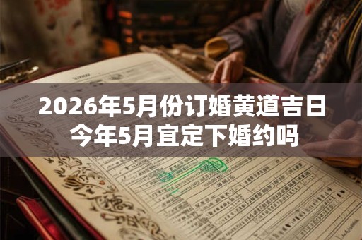 2026年5月份订婚黄道吉日 今年5月宜定下婚约吗