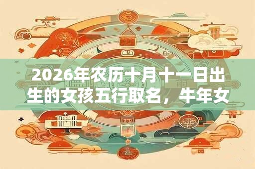 2026年农历十月十一日出生的女孩五行取名，牛年女孩名字推荐