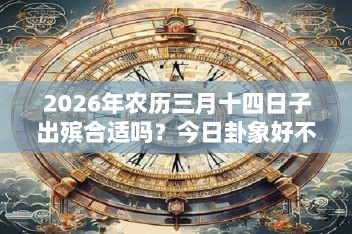 2026年农历三月十四日子出殡合适吗？今日卦象好不好？
