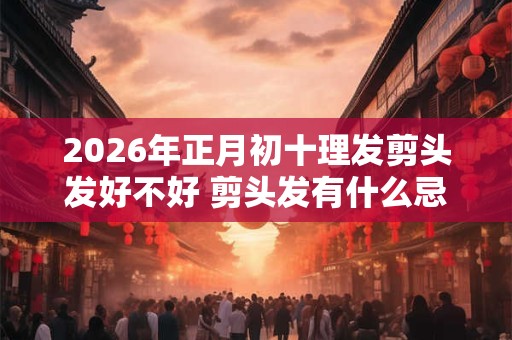 2026年正月初十理发剪头发好不好 剪头发有什么忌讳吗 2026年正月初十理发剪头发好不好 剪头发有什么忌讳吗