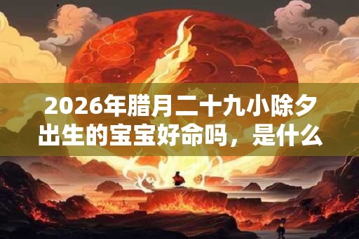 2026年腊月二十九小除夕出生的宝宝好命吗,是什么命? 2026年腊月二十九小除夕出生的宝宝好命吗,是什么命?