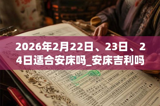 2026年2月22日、23日、24日适合安床吗_安床吉利吗 2026年2月22日、23日、24日适合安床吗_安床吉利吗