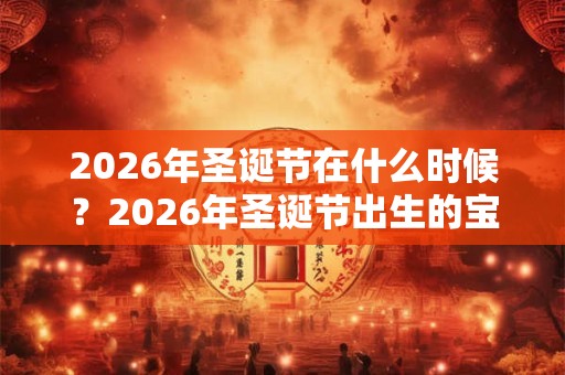 2026年圣诞节在什么时候?2026年圣诞节出生的宝宝命好吗? 2026年圣诞节在什么时候?2026年圣诞节出生的宝宝命好吗?