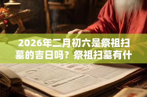 2026年二月初六是祭祖扫墓的吉日吗？祭祖扫墓有什么注意事项？