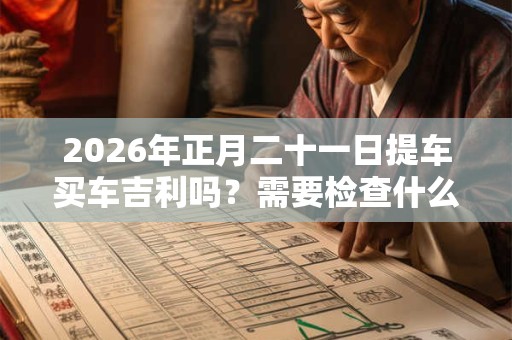 2026年正月二十一日提车买车吉利吗？需要检查什么？