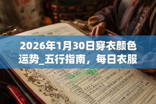 2026年1月30日穿衣颜色运势_五行指南，每日衣服颜色幸运色