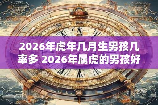 2026年虎年几月生男孩几率多 2026年属虎的男孩好不好