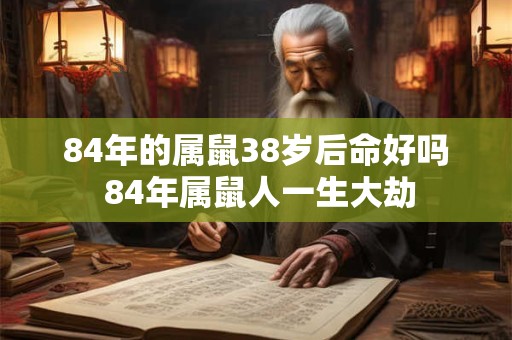 84年的属鼠38岁后命好吗 84年属鼠人一生大劫