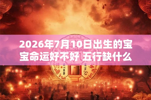 2026年7月10日出生的宝宝命运好不好 五行缺什么