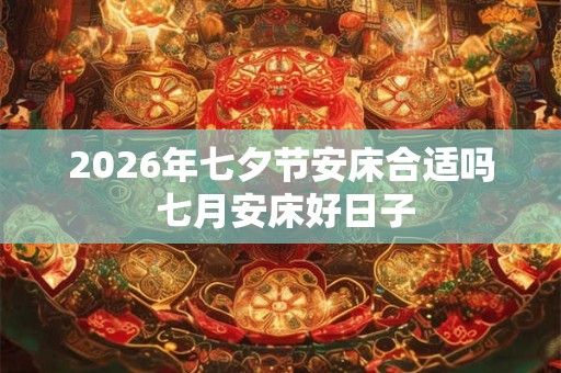 2026年七夕节安床合适吗 七月安床好日子