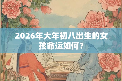 2026年大年初八出生的女孩命运如何? 2026年大年初八出生的女孩命运如何?