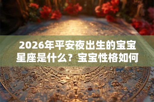 2026年平安夜出生的宝宝星座是什么?宝宝性格如何? 2026年平安夜出生的宝宝星座是什么?宝宝性格如何?