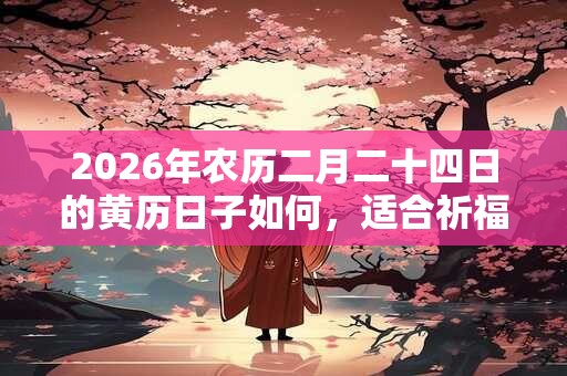 2026年农历二月二十四日的黄历日子如何，适合祈福吗？