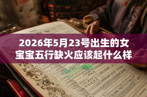 2026年5月23号出生的女宝宝五行缺火应该起什么样的名字