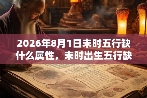 2026年8月1日未时五行缺什么属性，未时出生五行缺什么