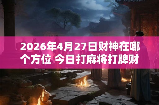 2026年4月27日财神在哪个方位 今日打麻将打牌财神方位！