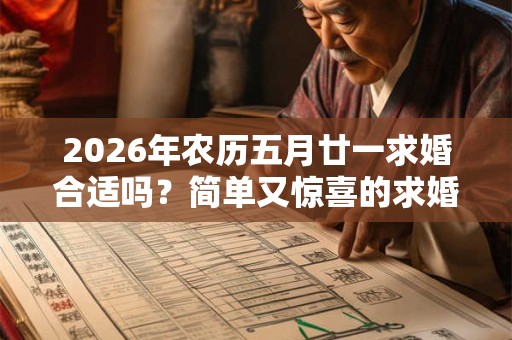 2026年农历五月廿一求婚合适吗?简单又惊喜的求婚套路 2026年农历五月廿一求婚合适吗?简单又惊喜的求婚套路