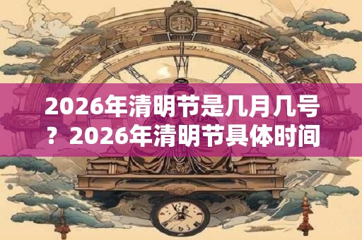 2026年清明节是几月几号?2026年清明节具体时间? 2026年清明节是几月几号?2026年清明节具体时间?