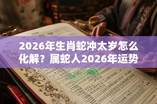 2026年生肖蛇冲太岁怎么化解？属蛇人2026年运势好吗？