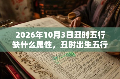 2026年10月3日丑时五行缺什么属性，丑时出生五行缺什么