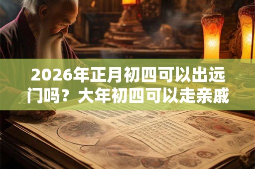 2026年正月初四可以出远门吗？大年初四可以走亲戚吗？