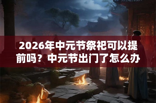 2026年中元节祭祀可以提前吗？中元节出门了怎么办？