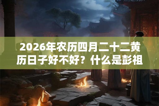 2026年农历四月二十二黄历日子好不好？什么是彭祖百忌？