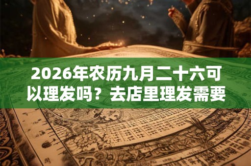 2026年农历九月二十六可以理发吗？去店里理发需要注意什么？