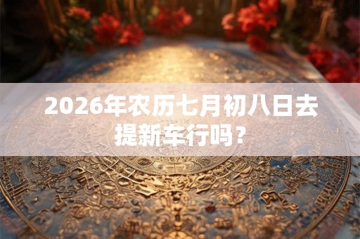 2026年农历七月初八日去提新车行吗? 2026年农历七月初八日去提新车行吗?
