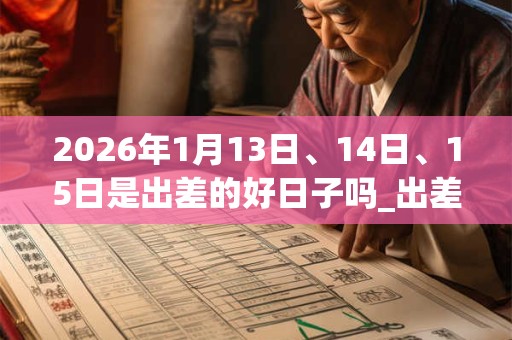 2026年1月13日、14日、15日是出差的好日子吗_出差可以吗