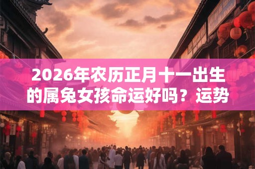 2026年农历正月十一出生的属兔女孩命运好吗？运势好吗